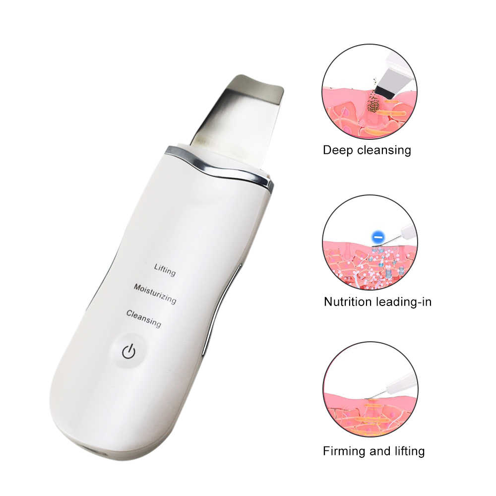 1pc New Skin Scrubber, Ultrasonic Electric Shovel Machine, Remove Dead Skin  For Household